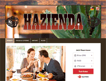Tablet Screenshot of hazienda.com